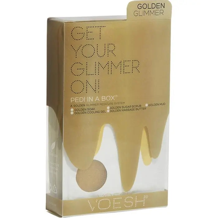 Voesh Pedi In A Box 5 Step - Golden Glimmer Voesh New york