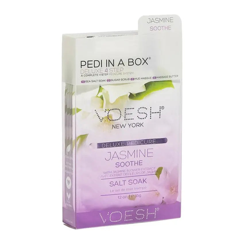 Voesh Pedi In A Box Deluxe 4 Step Jasmine Soothe Voesh New york