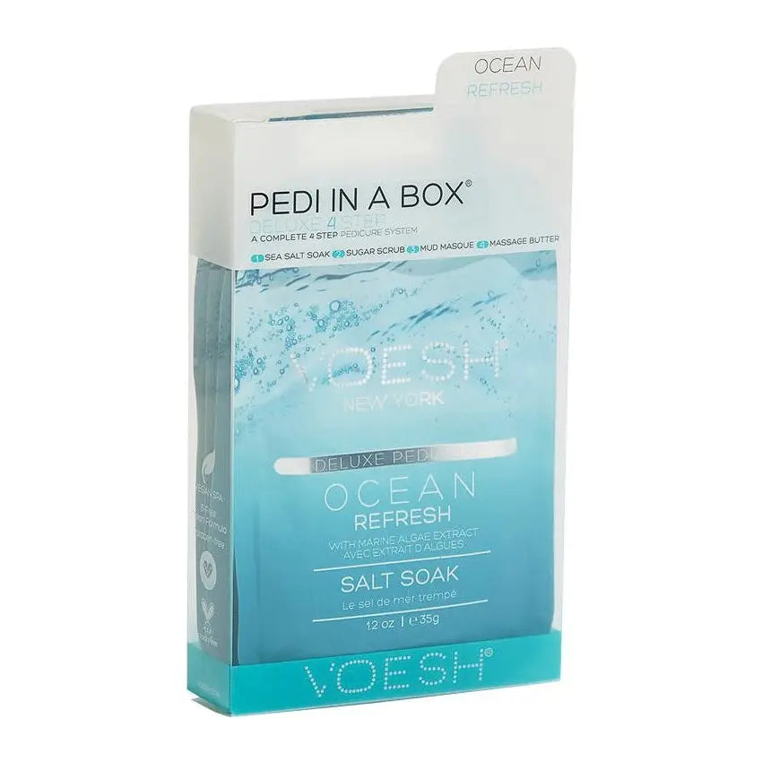 Voesh Pedi In A Box Deluxe 4 Step Ocean Refresh Voesh New york