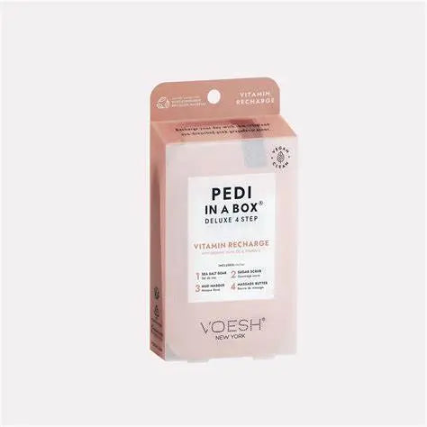 Voesh Pedi In A Box Deluxe 4 Step Vitamin Recharge Voesh New york