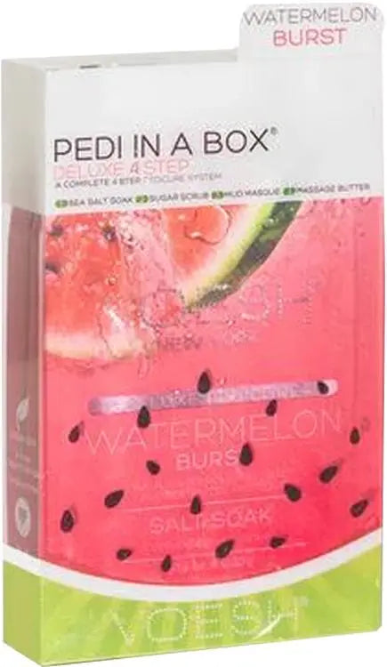 Voesh Pedi In A Box Deluxe 4 Step Watermelon Burst Voesh New york