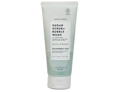 Voesh Sugar Scrub+Bubble Wash Rainforest Mist 7.4 oz. Voesh New york