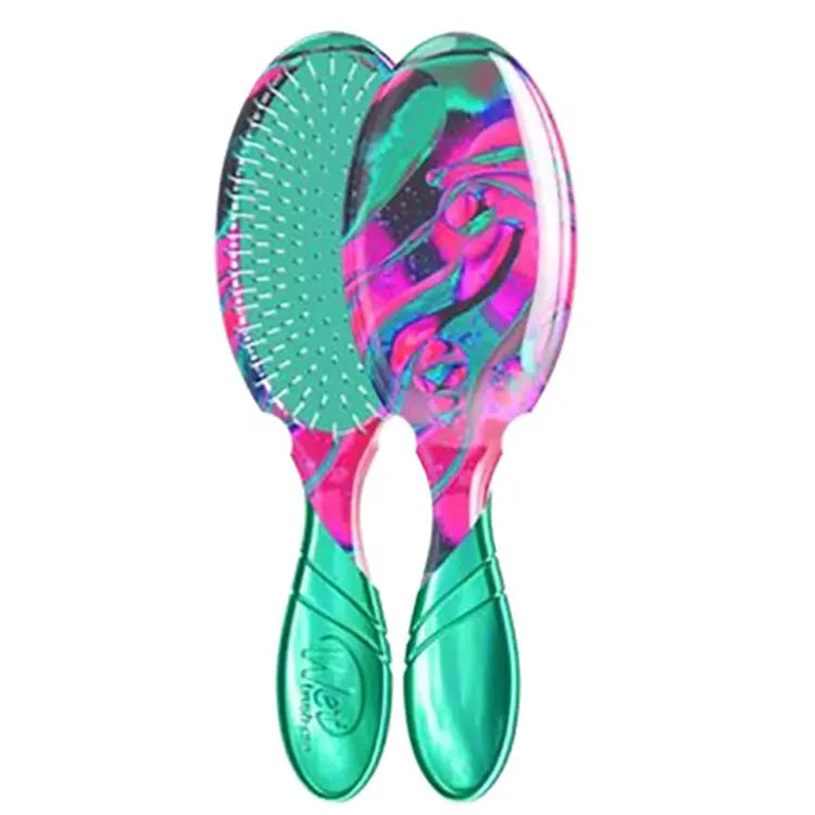 Wet Brush Neon Glow Detangler - Green Wet Brush