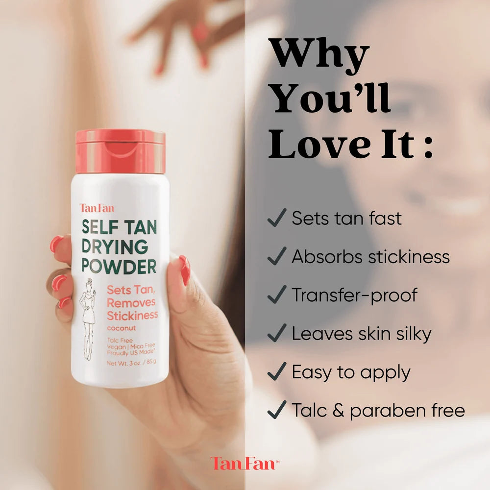 Tan Fan Self Tan Drying Powder Kit