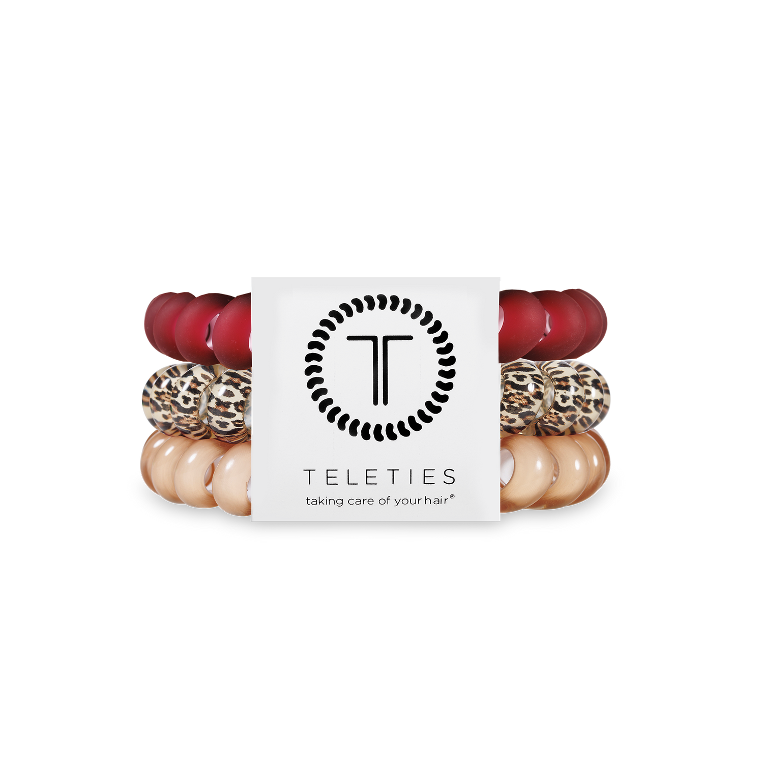 Teleties Hair Ties Large Wild Side - 3 Pack