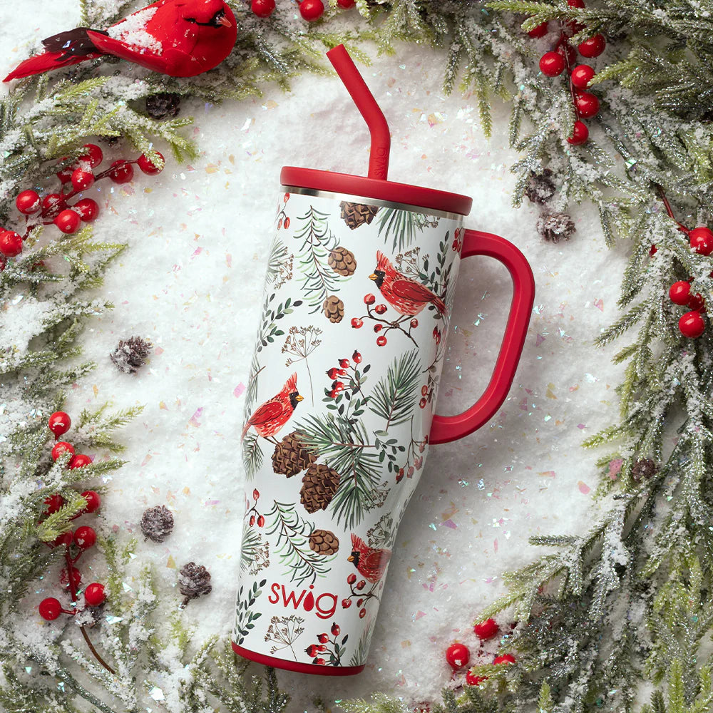 Swig Life Mega Mug 40 oz. - Winter Cardinals