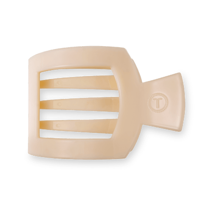 Teleties Square Flat Almond Beige Hair Clip