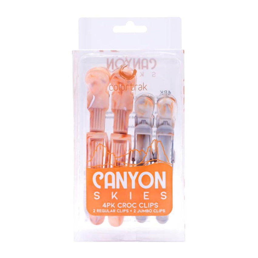 Colortrak Canyon Skies 4 Pack Croc Clips
