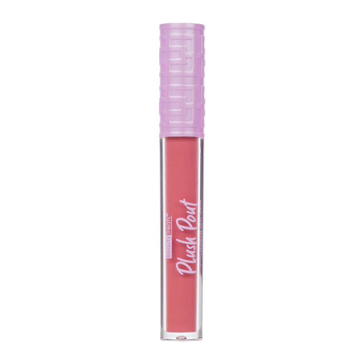 Beauty Treats Plush Pout Longwear Plumping Liquid Lipstick- Beige
