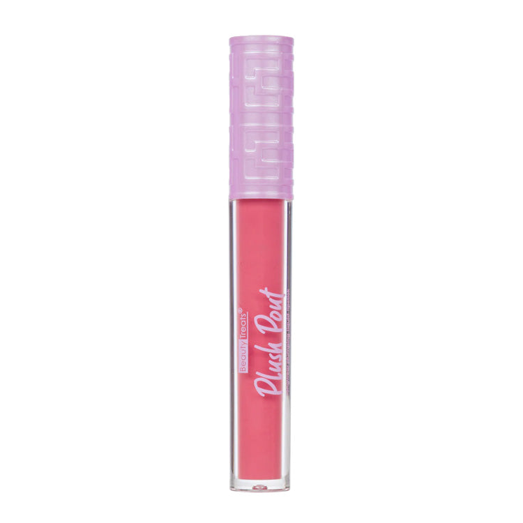 Beauty Treats Plush Pout Longwear Plumping Liquid Lipstick- Peach
