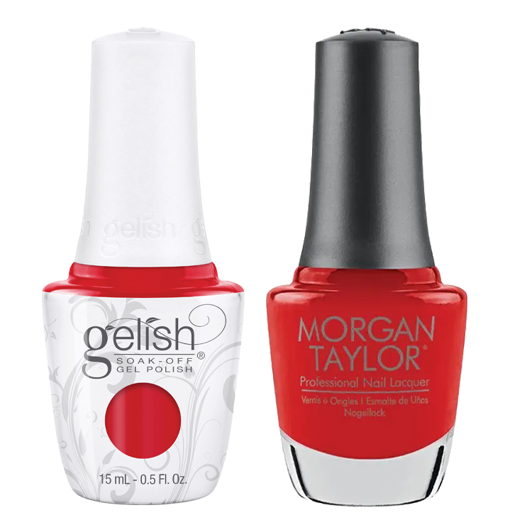 Gelish & Morgan Taylor Duo - Fire Cracker .5 oz
