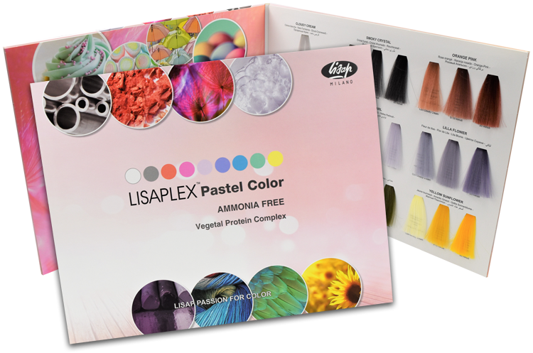 Tabla de muestras de colores pastel Lisap Lisaplex