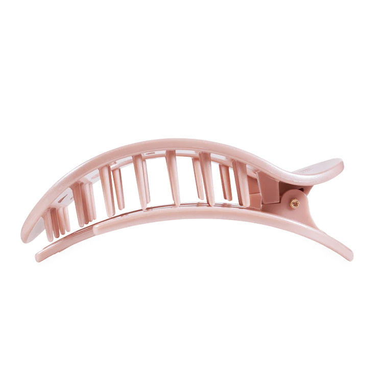 Teleties Flat Pearly Pink Hair Clip