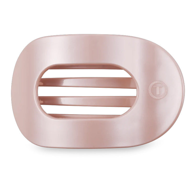 Teleties Flat Pearly Pink Hair Clip