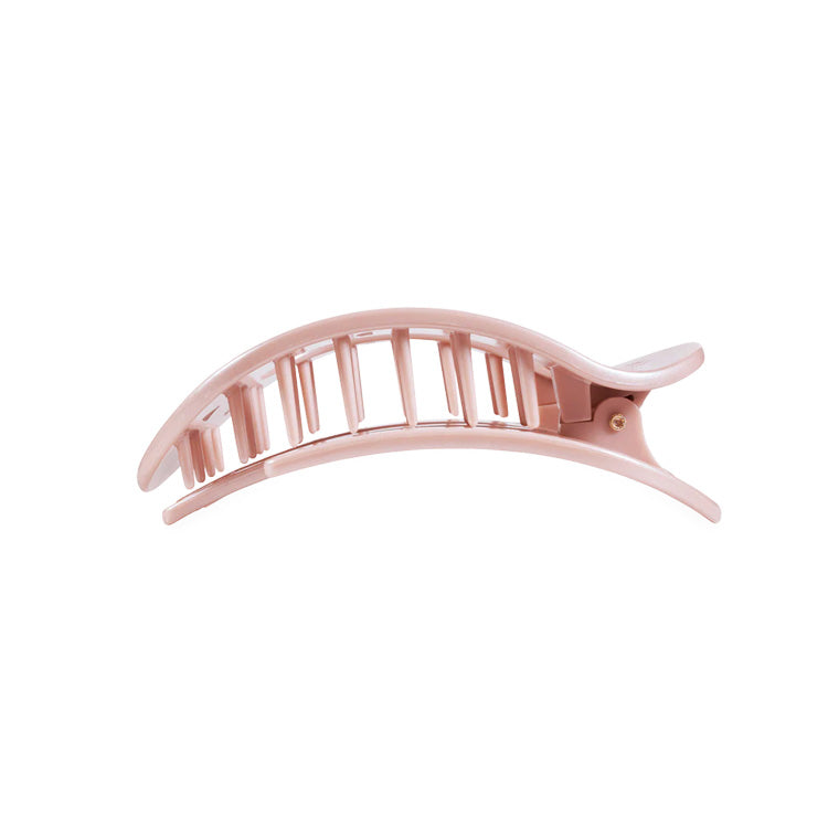 Teleties Flat Pearly Pink Hair Clip