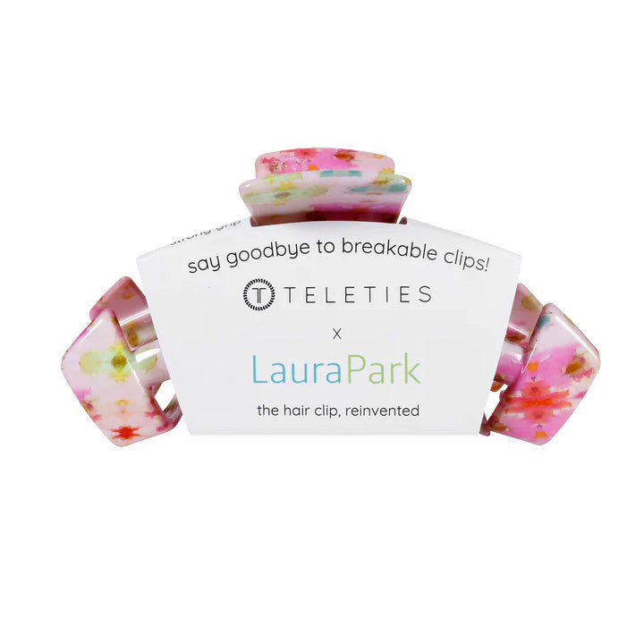 Teleties x Laura Park Classic Giverny Hair Clip Medium