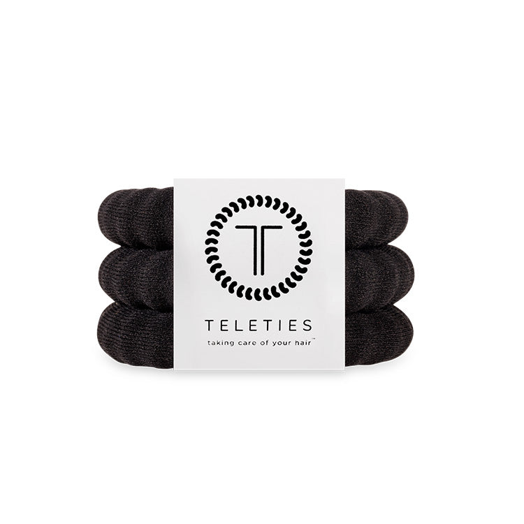 Teleties Nylon Large 3 Pack - Jet Black