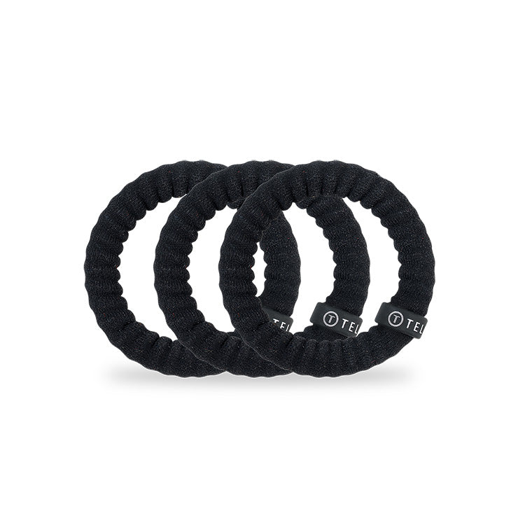 Teleties Nylon Small 3 Pack - Jet Black
