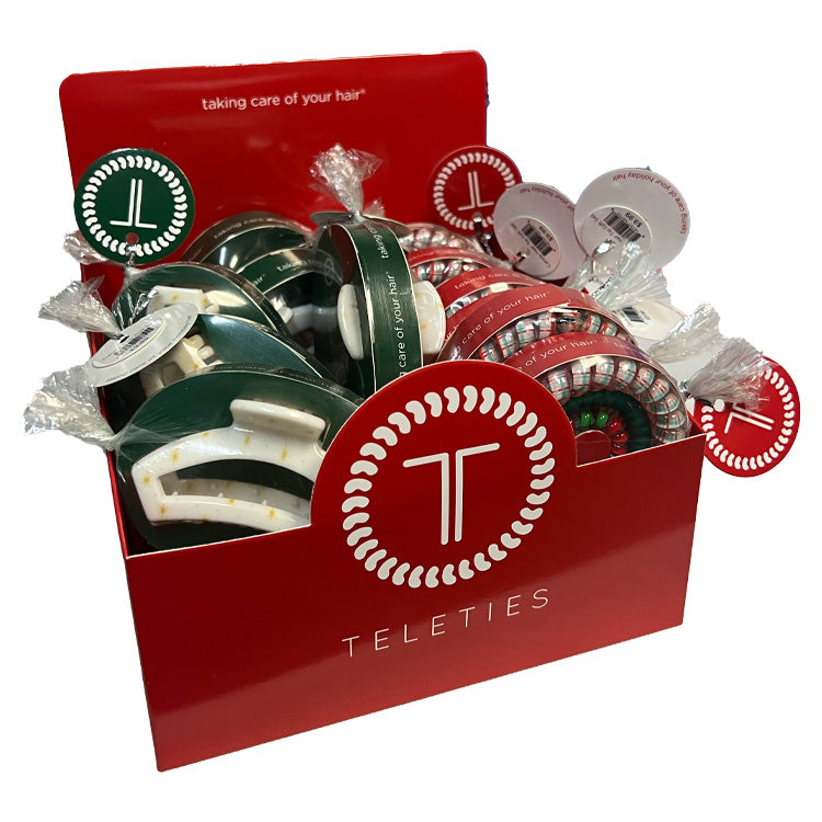 Teleties 12 Piece Clip & Coil Bundle Holiday