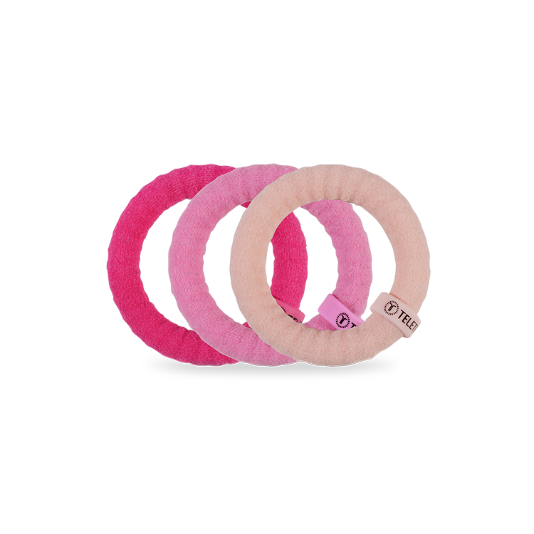 Teleties Small Nylon Kiss & Tell- 3 Piece