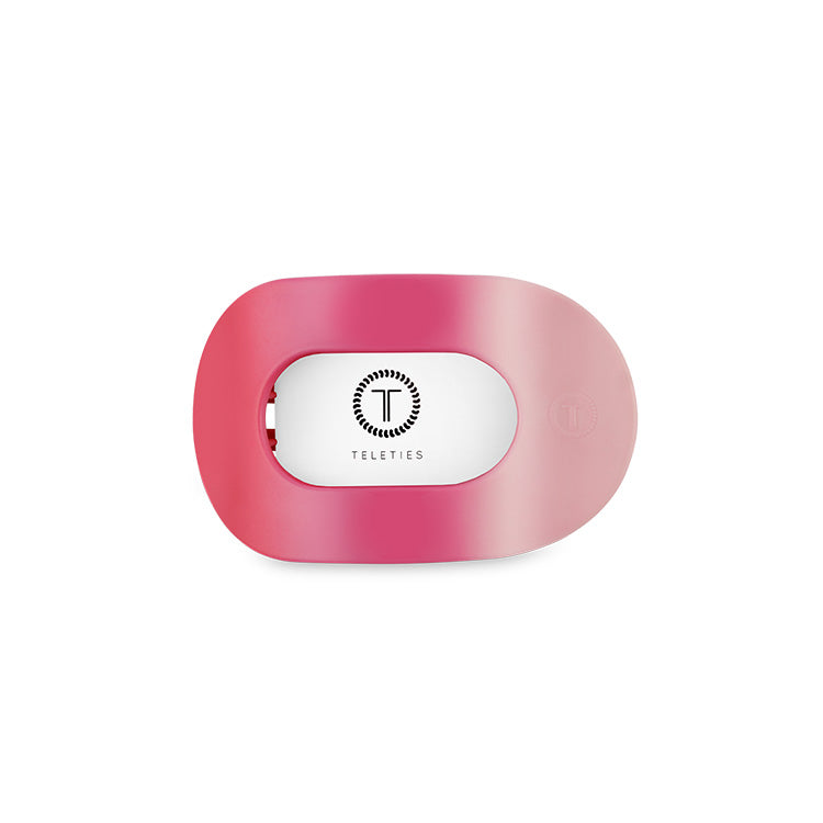 Teleties Flat Clip Round Small - Kiss & Tell