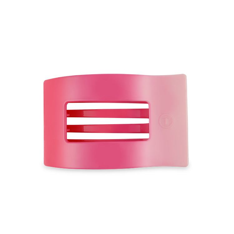 Teleties Flat Rectangle Medium Clip - Kiss & Tell