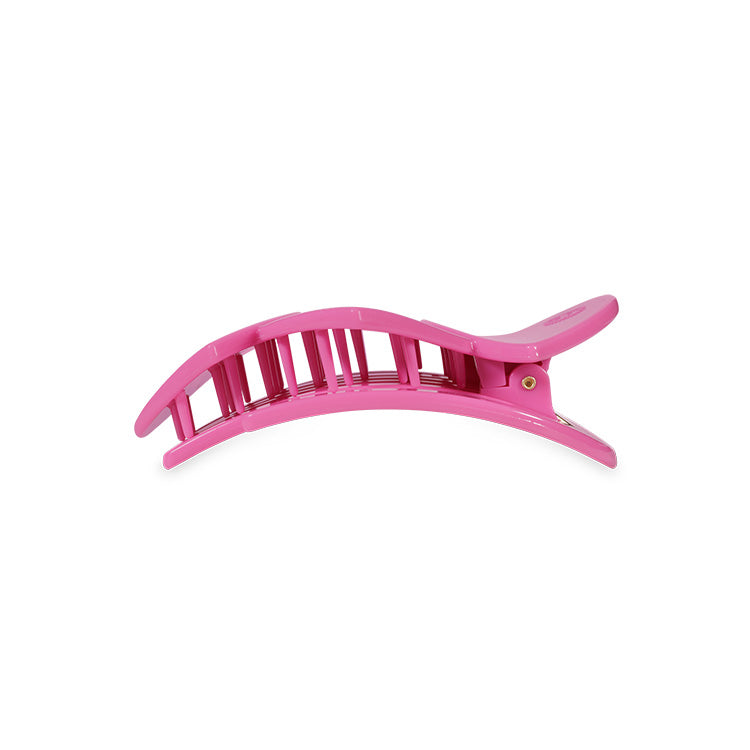 Teleties Flat Clip Small Heart to Heart - Pink