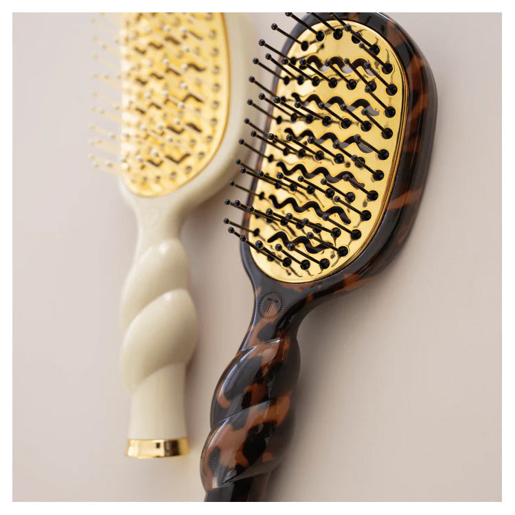 Teleties Mini Vented Hair Brush - Tortoise