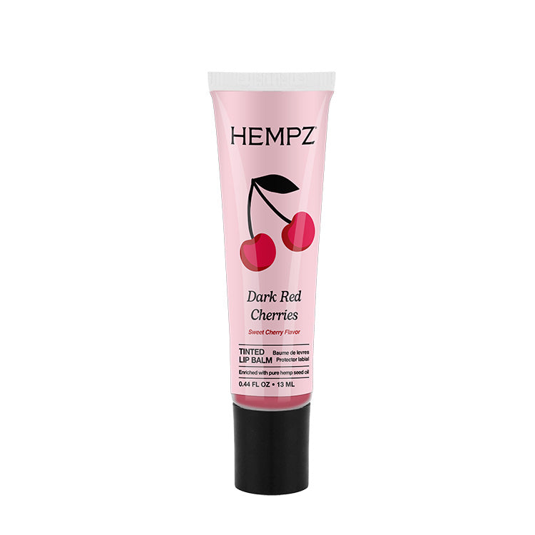 Hempz Dark Red Cherries Tint Lip Balm .44 oz.