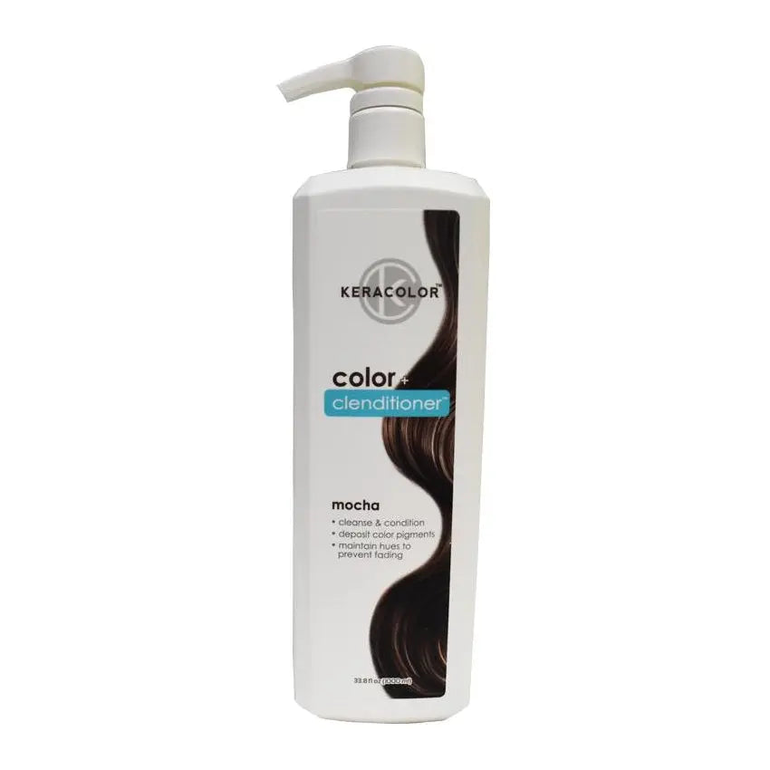 Keracolor Color + Clenditioner Mocha 33.8 oz. - PinkPro Beauty Supply