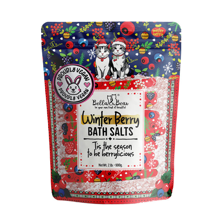 Bella & Bear Winter Berry Holiday Bath Salts 2lb