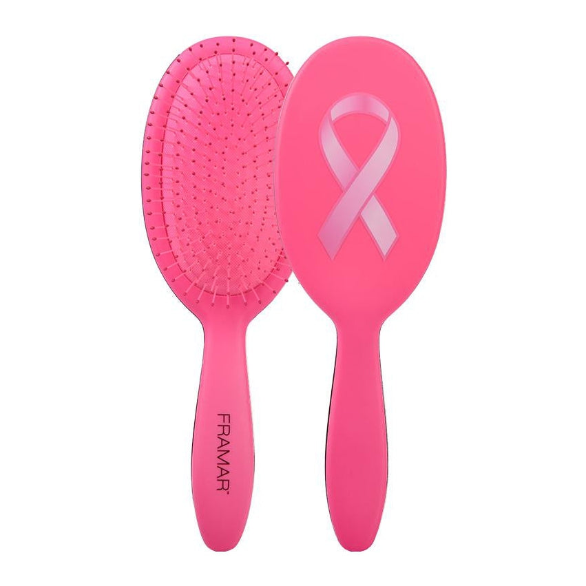 Cepillo desenredante de concienciación sobre el cáncer de mama Framar
