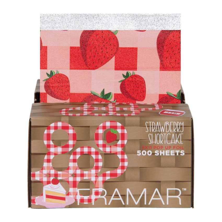 Framar Strawberry Shortcake Pop Up hojas de papel de aluminio 500 unidades