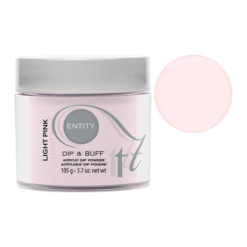 Entity Dip & Buff French Acrylic Powder- Light Pink