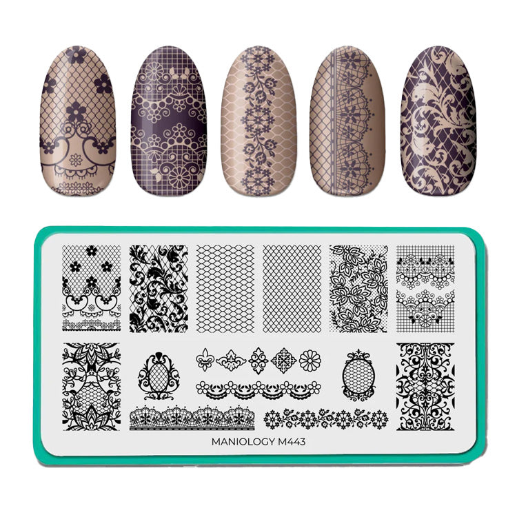 Maniology Lacey Details - Nail Stamping Plate