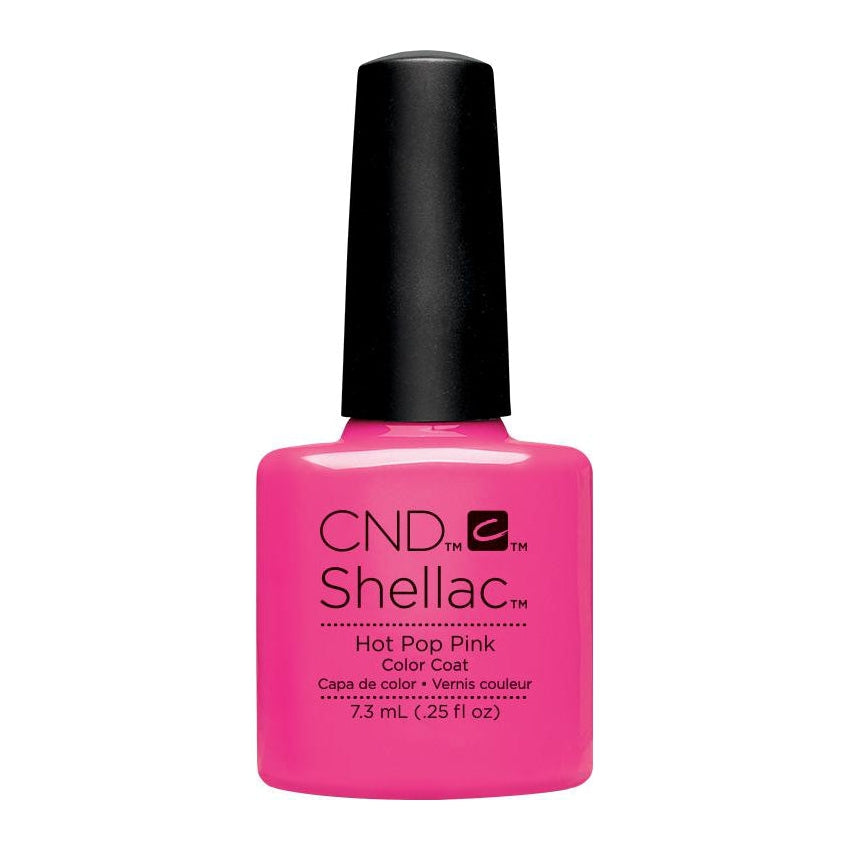 CND Shellac Hot Pop Pink 121