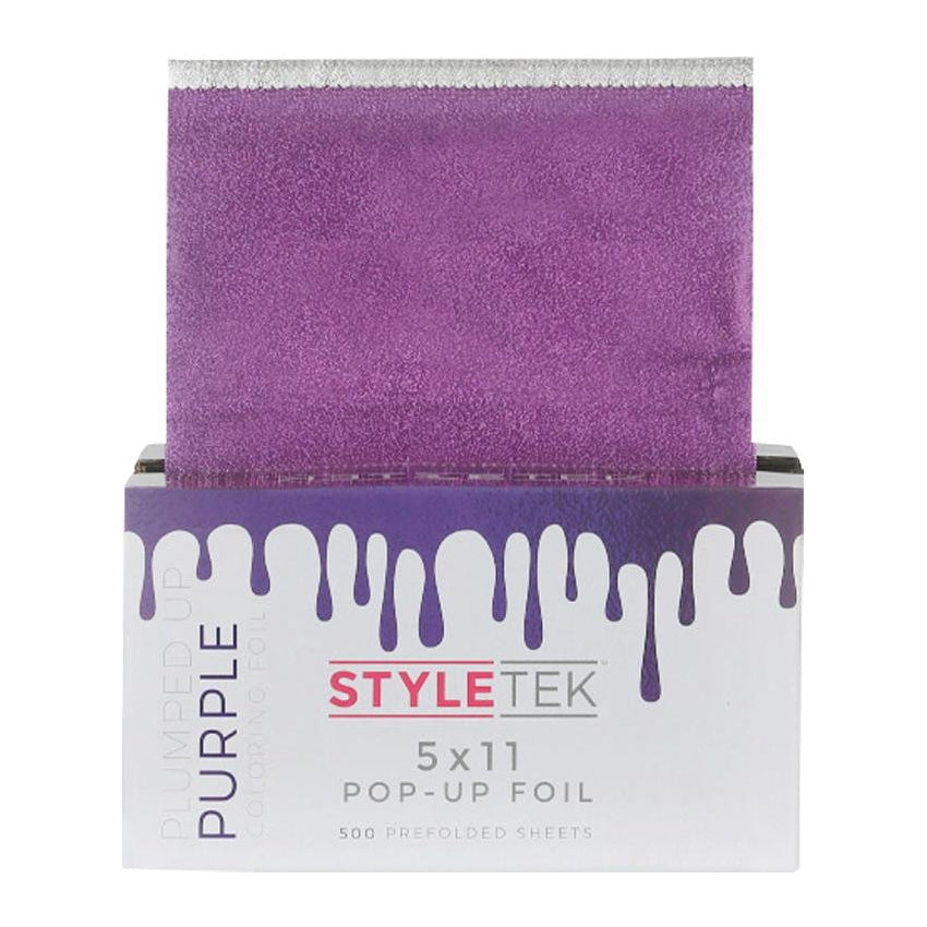 StyleTek 5x11 Hojas de papel de aluminio emergente Plumped Up Púrpura
