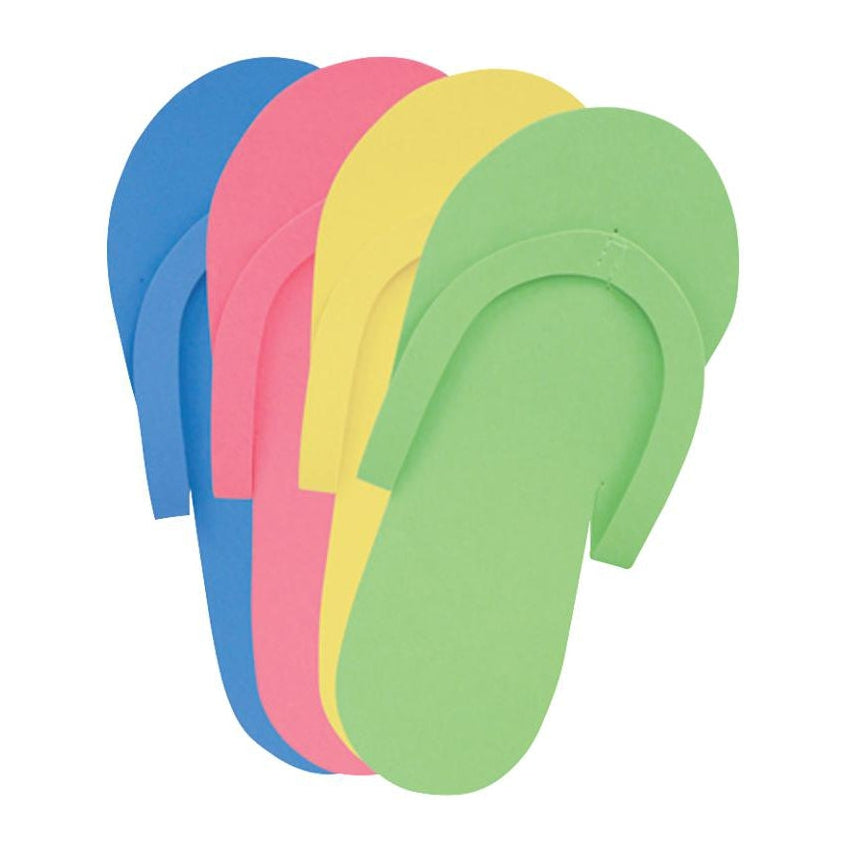 Disposable Non-Slip Pedi Slippers 12 Count