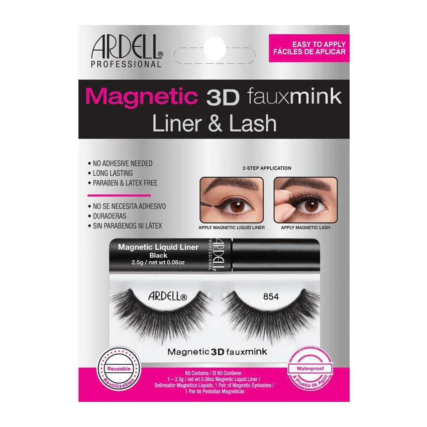 Ardell 3D Faux Mink Lash & Liner Kit #854 Ardell