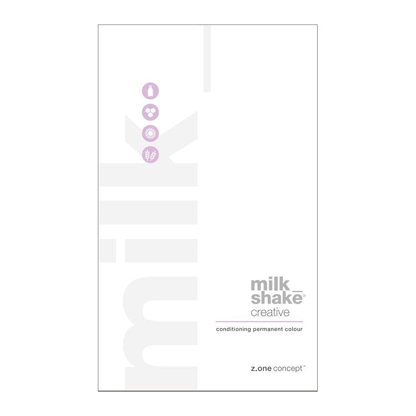 Tabla de muestras básicas de colores permanentes creativos de Milk_Shake