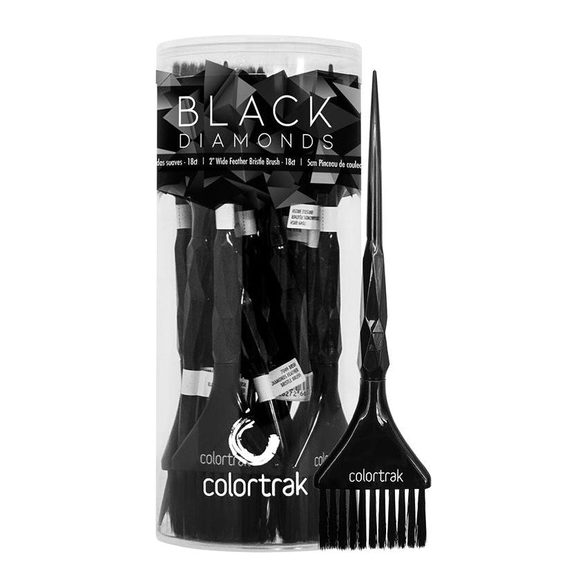 Colortrak Black Diamonds Brush Canister