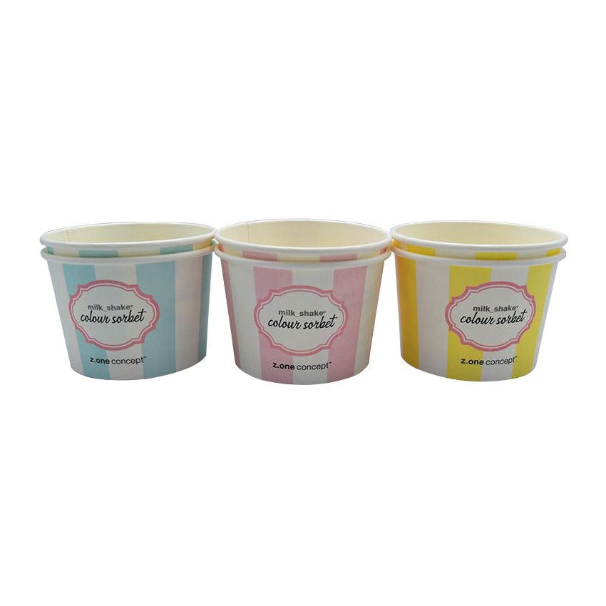 Milk_Shake Color Sorbet Set con 6 Vasos