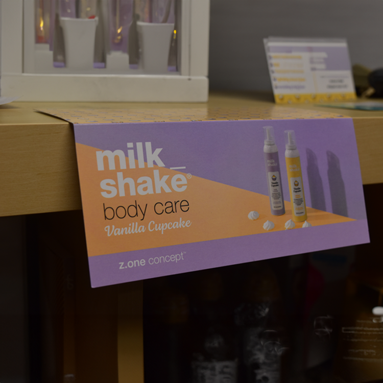 Milk_Shake Vanilla Cupcake Shelf Talker