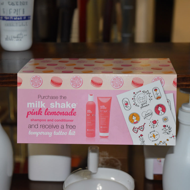 Milk_Shake Pink Lemonade Shelf Talker