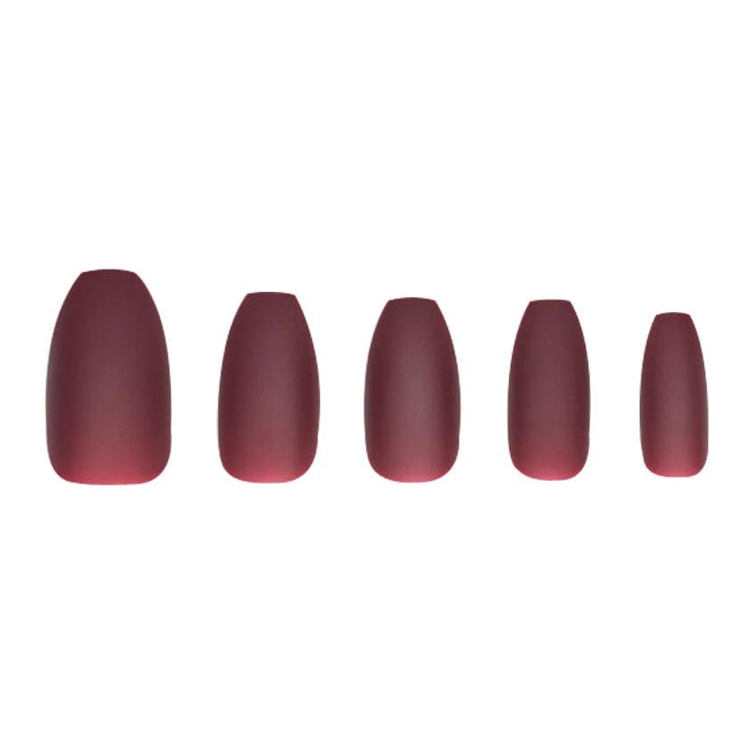 Marmalade Nails Salon Edition Burgundy Coffin – PinkPro Beauty Supply