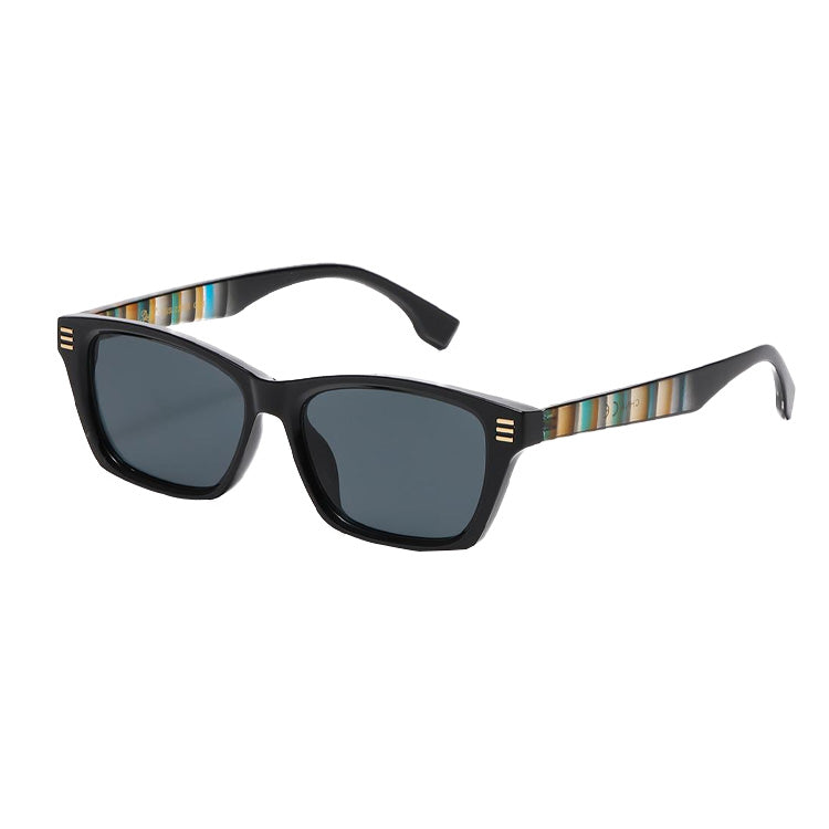 Giselle Stripped Sunglasses - Assorted Color - PinkPro Beauty Supply