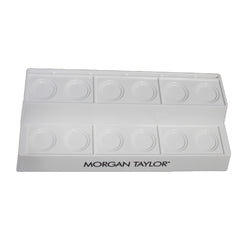 Morgan Taylor (Empty) 12 Piece Display - White - PinkPro Beauty Supply