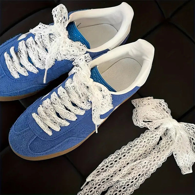 Lace Hollow Bowknot Shoelaces