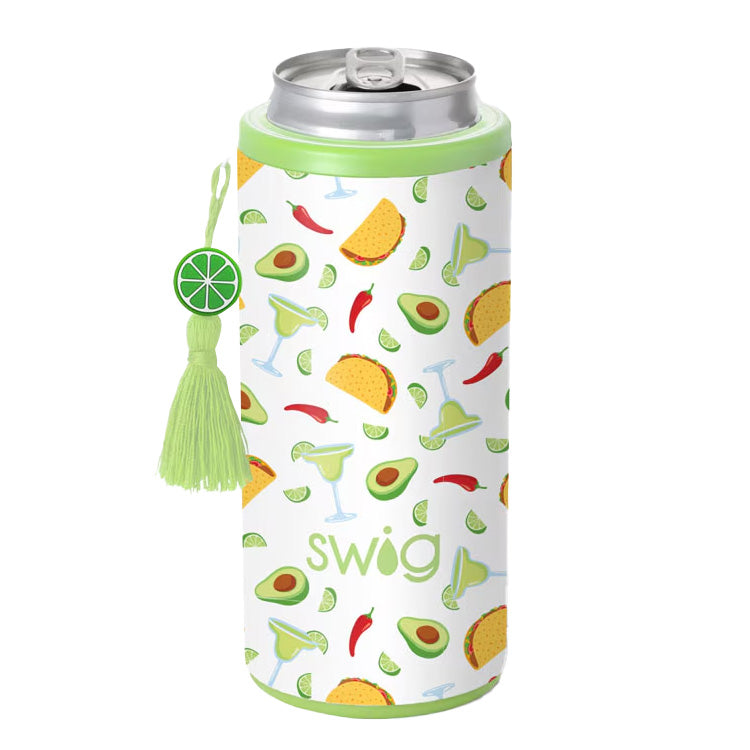 Swig Life Skinny Can Cooler 12 oz. Taco Night