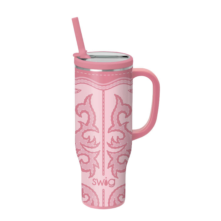 Swig Life Mega Mug 30 Oz. Boot Scootin Pink